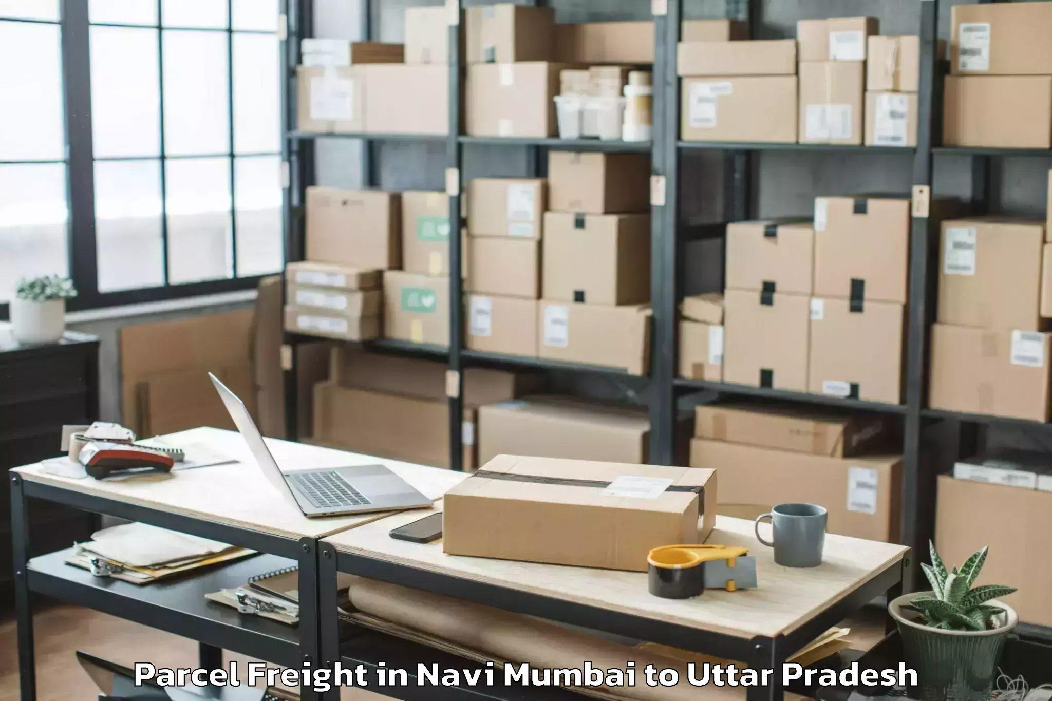 Easy Navi Mumbai to Aonla Parcel Freight Booking